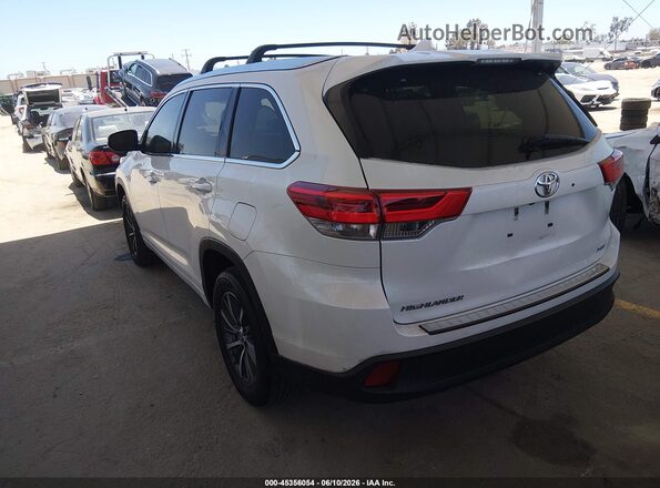 5TDKZRFH8HS511237 2017 TOYOTA HIGHLANDER Белый Задняя левая четверть