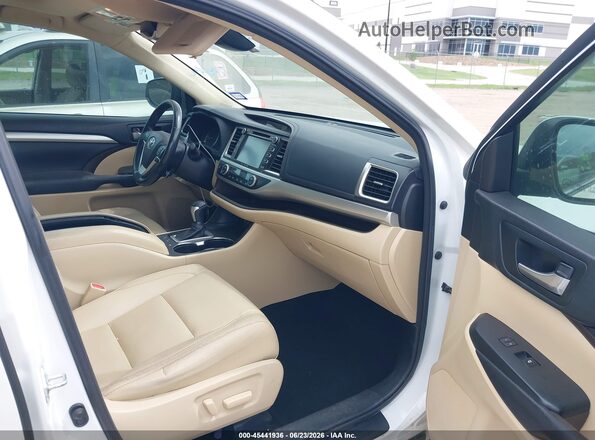 5TDKZRFH9HS512641 2017 TOYOTA HIGHLANDER White Սալոնի դիմացի տեսք
