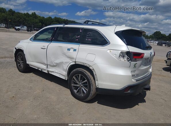 5TDKZRFH9JS534483 2018 TOYOTA HIGHLANDER White Rear left