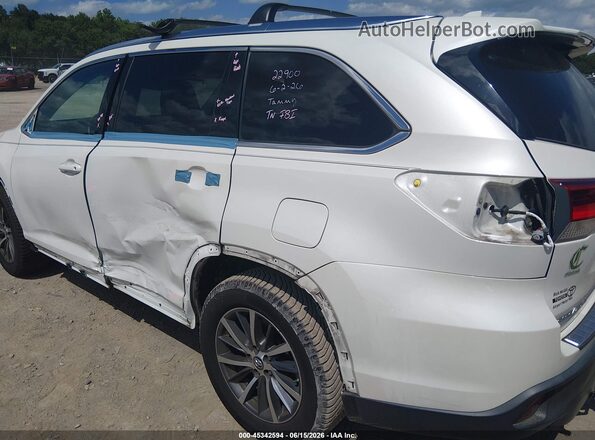 5TDKZRFH9JS534483 2018 TOYOTA HIGHLANDER White 