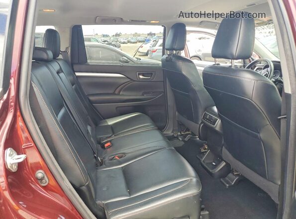 5TDKZRFHXJS281108 2018 TOYOTA HIGHLANDER Бордовый 