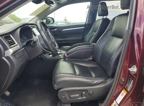 5TDKZRFHXJS281108 2018 TOYOTA HIGHLANDER Бордовый 