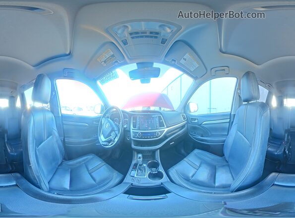 5TDKZRFHXJS539000 2018 TOYOTA HIGHLANDER Red Панорамний вид салону 360°