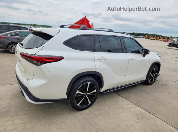 5TDLZRAH1MS065440 2021 TOYOTA HIGHLANDER White Trasero derecho