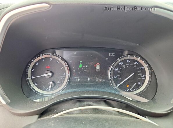 5TDLZRAH1MS065440 2021 TOYOTA HIGHLANDER White Vista del cuadro de instrumentos