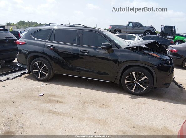 5TDLZRAH1MS081055 2021 TOYOTA HIGHLANDER Черный Панорамный вид салона 360°