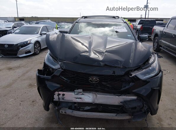 5TDLZRAH1MS081055 2021 TOYOTA HIGHLANDER Черный Вид задней части салона