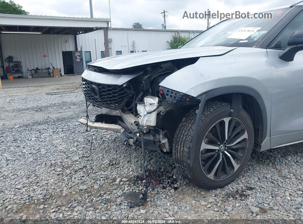 5TDLZRAH3MS041642 2021 TOYOTA HIGHLANDER Gray Vista frontal