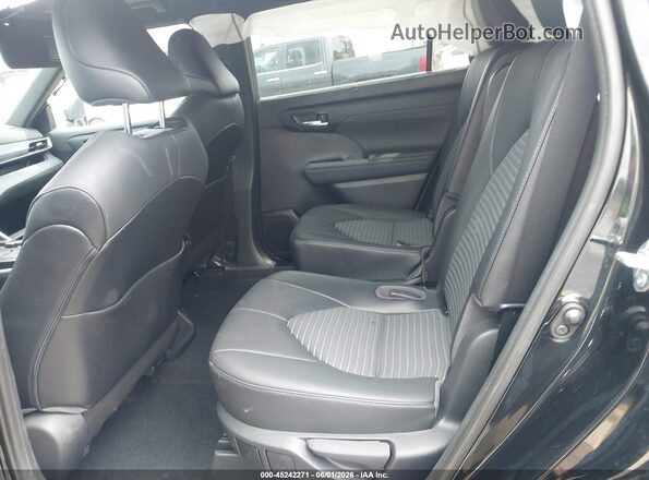 5TDLZRAH6MS065062 2021 TOYOTA HIGHLANDER Black VIN კოდის სტიკერის ხედი