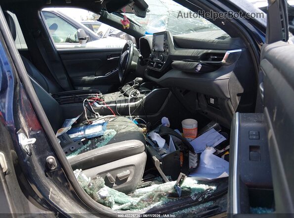 5TDLZRAH8MS080503 2021 TOYOTA HIGHLANDER Blue Widok wnętrza z przodu