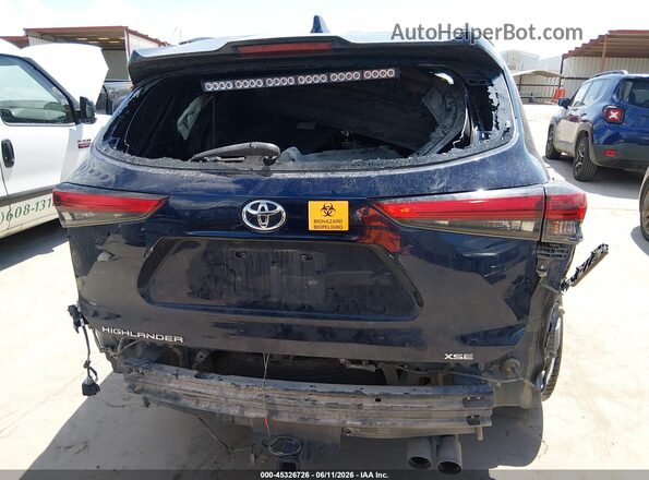 5TDLZRAH8MS080503 2021 TOYOTA HIGHLANDER Blue 