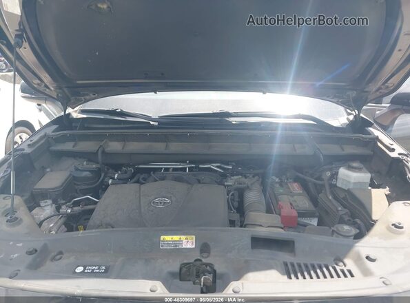 5TDLZRAH9MS085998 2021 TOYOTA HIGHLANDER Black Вид ззаду