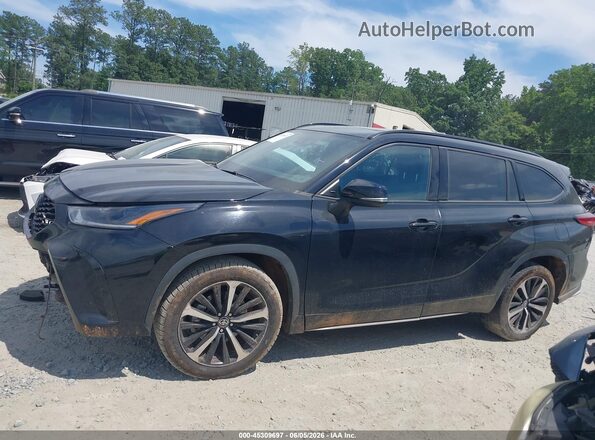 5TDLZRAH9MS085998 2021 TOYOTA HIGHLANDER Black Панорамний вид салону 360°