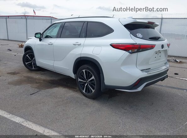 5TDLZRBH0NS214209 2022 TOYOTA HIGHLANDER White Rear left