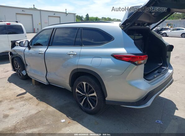 5TDLZRBH3MS069200 2021 TOYOTA HIGHLANDER Silver Rear left