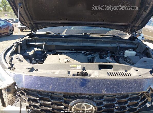 5TDLZRBH6MS119877 2021 TOYOTA HIGHLANDER Dark Blue უკანა ხედი