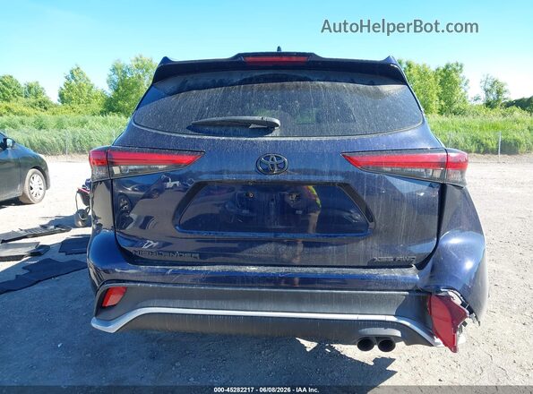 5TDLZRBH6MS119877 2021 TOYOTA HIGHLANDER Dark Blue 