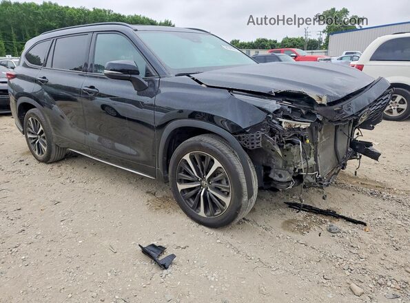 5TDLZRBH8MS111540 2021 TOYOTA HIGHLANDER Black Front right