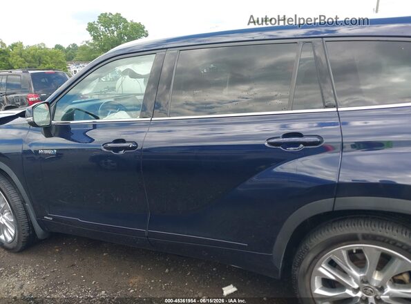 5TDXBRCH5MS019905 2021 TOYOTA HIGHLANDER Blue სალონის 360-გრადუსიანი ხედი