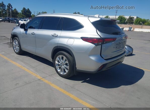 5TDXBRCH5PS586135 2023 TOYOTA HIGHLANDER Silver Задня ліва чверть
