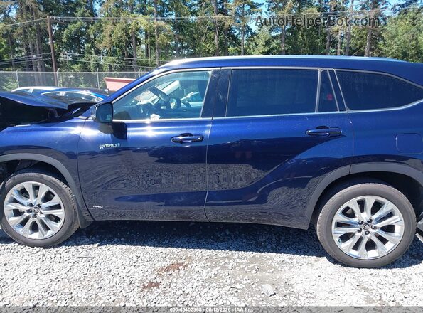 5TDXBRCH6MS528501 2021 TOYOTA HIGHLANDER Синий 