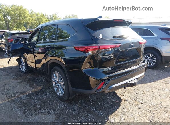5TDXBRCH7PS582913 2023 TOYOTA HIGHLANDER Black Задня ліва чверть