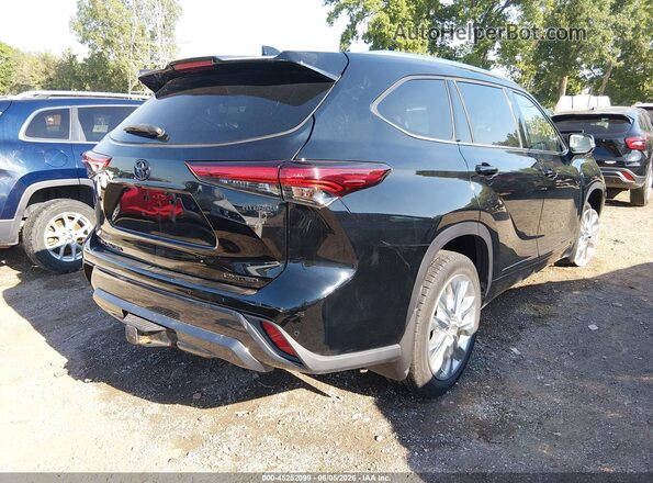 5TDXBRCH7PS582913 2023 TOYOTA HIGHLANDER Black Задня права чверть