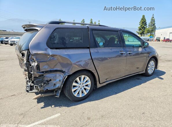 5TDXK3DC3GS698318 2016 TOYOTA SIENNA Угольный 