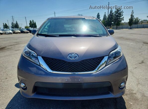 5TDXK3DC3GS698318 2016 TOYOTA SIENNA Угольный 