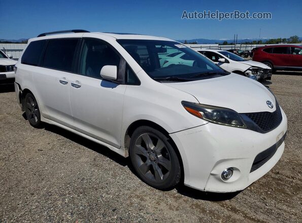 5TDXK3DC4GS742181 2016 TOYOTA SIENNA White Передня права чверть
