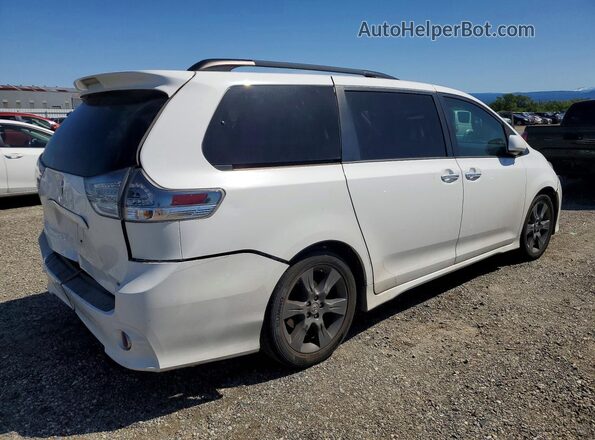 5TDXK3DC4GS742181 2016 TOYOTA SIENNA White Задня права чверть