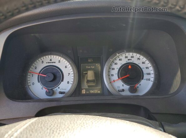 5TDXK3DC4GS742181 2016 TOYOTA SIENNA White Вид щитка приладів