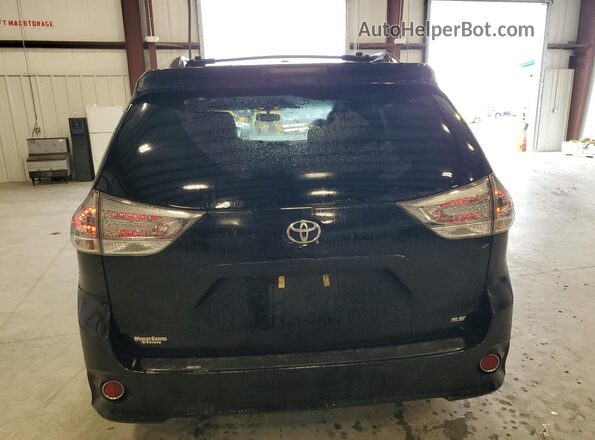 5TDXK3DC4GS761054 2016 TOYOTA SIENNA Black Vista trasera