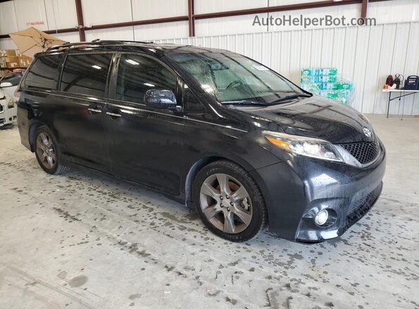 5TDXK3DC4GS761054 2016 TOYOTA SIENNA Black Delantero derecho
