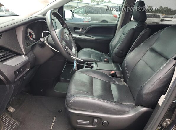 5TDXK3DC4GS761054 2016 TOYOTA SIENNA Black Vista interior delantera