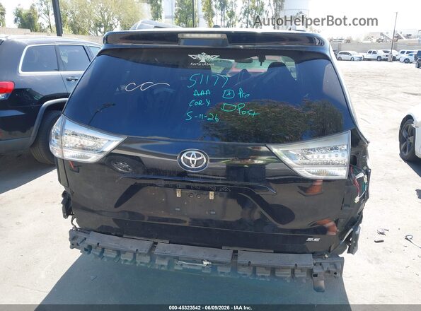 5TDXK3DC6GS734342 2016 TOYOTA SIENNA Black 