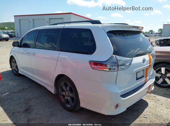 5TDXK3DCXGS708469 2016 TOYOTA SIENNA White Rear left