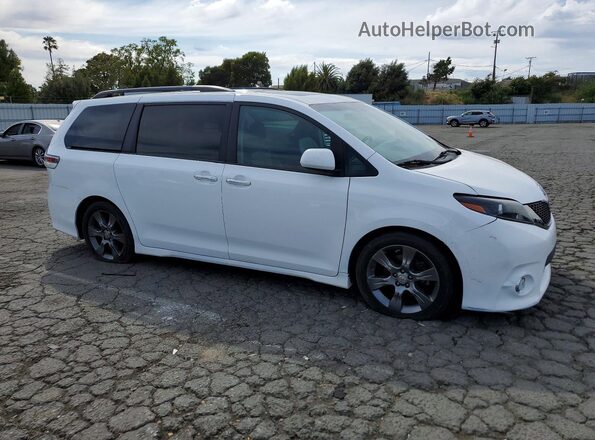 5TDXK3DCXGS764461 2016 TOYOTA SIENNA White Delantero derecho