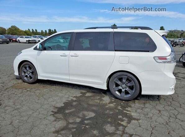 5TDXK3DCXGS764461 2016 TOYOTA SIENNA White Trasero izquierdo