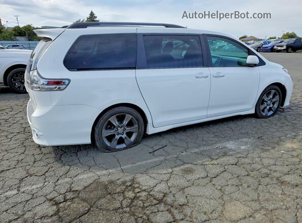 5TDXK3DCXGS764461 2016 TOYOTA SIENNA White Trasero derecho
