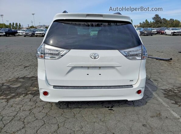 5TDXK3DCXGS764461 2016 TOYOTA SIENNA White Vista trasera