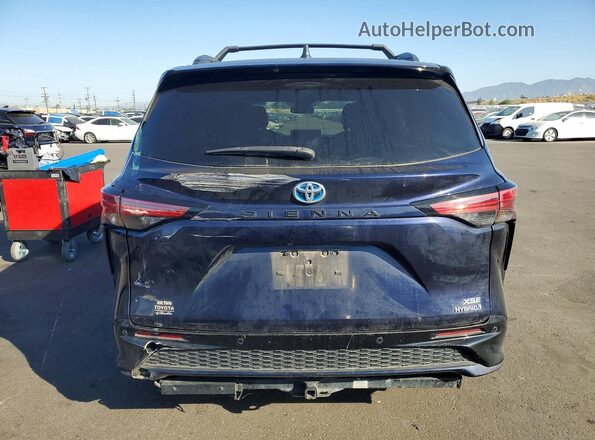 5TDXRKEC0NS090659 2022 TOYOTA SIENNA Blue Widok z tyłu