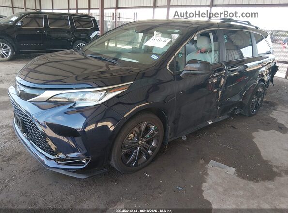 5TDXRKEC4RS211490 2024 TOYOTA SIENNA Dark Blue წინა მარცხენა ხედი სამი მეოთხედიდან