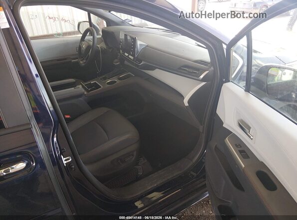 5TDXRKEC4RS211490 2024 TOYOTA SIENNA Dark Blue წინა სალონის ხედი