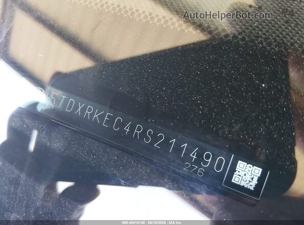 5TDXRKEC4RS211490 2024 TOYOTA SIENNA Dark Blue ძრავის განყოფილების ხედი