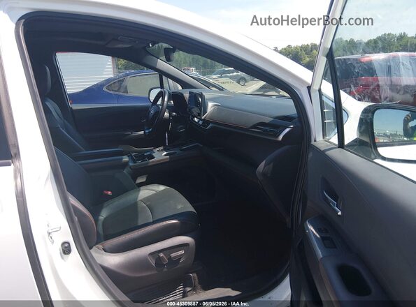 5TDXRKEC7MS007517 2021 TOYOTA SIENNA White Widok wnętrza z przodu
