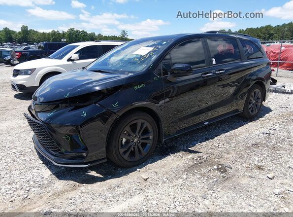 5TDXRKEC7SS252542 2025 TOYOTA SIENNA Black Przód lewy