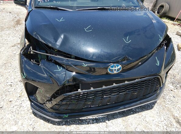 5TDXRKEC7SS252542 2025 TOYOTA SIENNA Black Widok z przodu