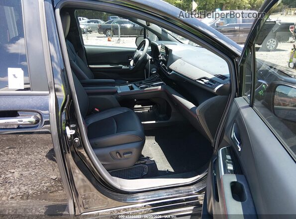 5TDXRKEC7SS252542 2025 TOYOTA SIENNA Black Widok wnętrza z przodu