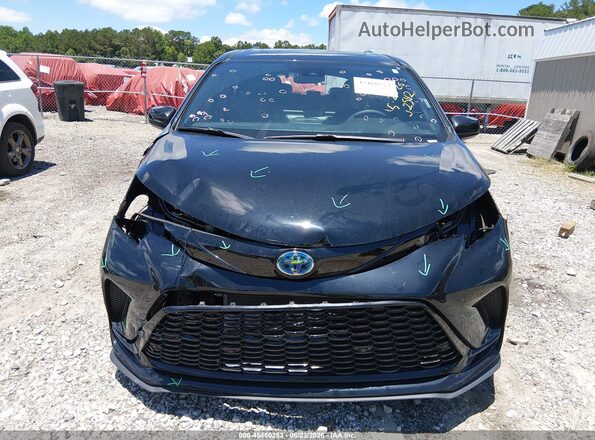 5TDXRKEC7SS252542 2025 TOYOTA SIENNA Black Widok wnętrza z tyłu